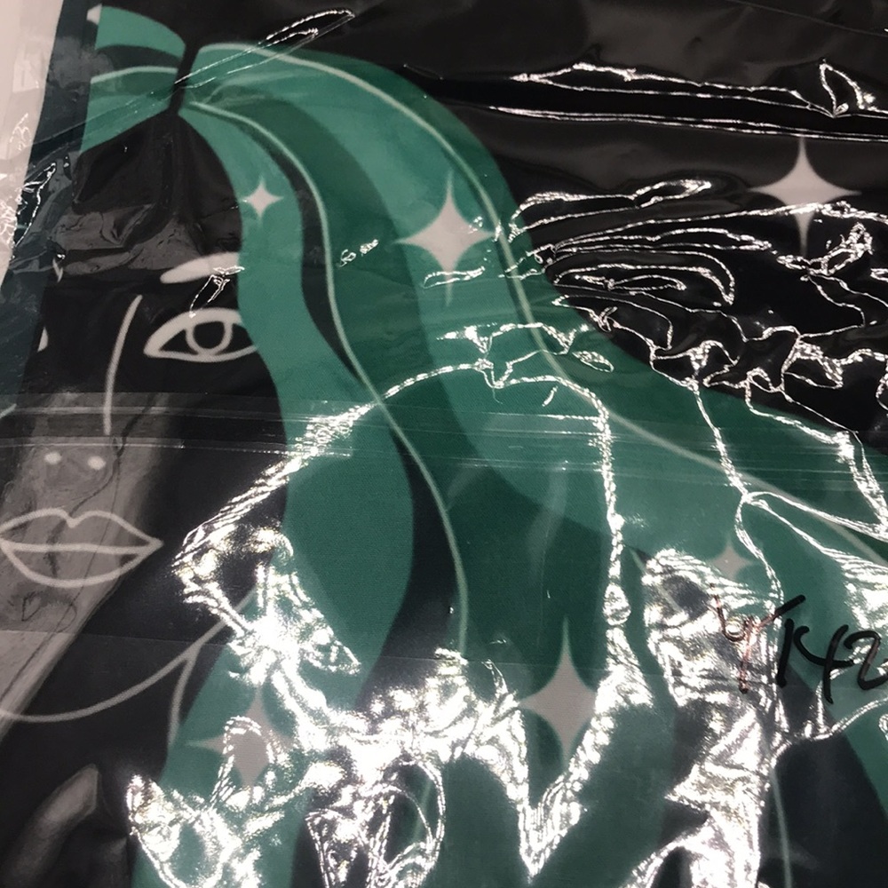 Green Goddess lunar cycle wall hanging 95x73cm - Picture 3 of 4